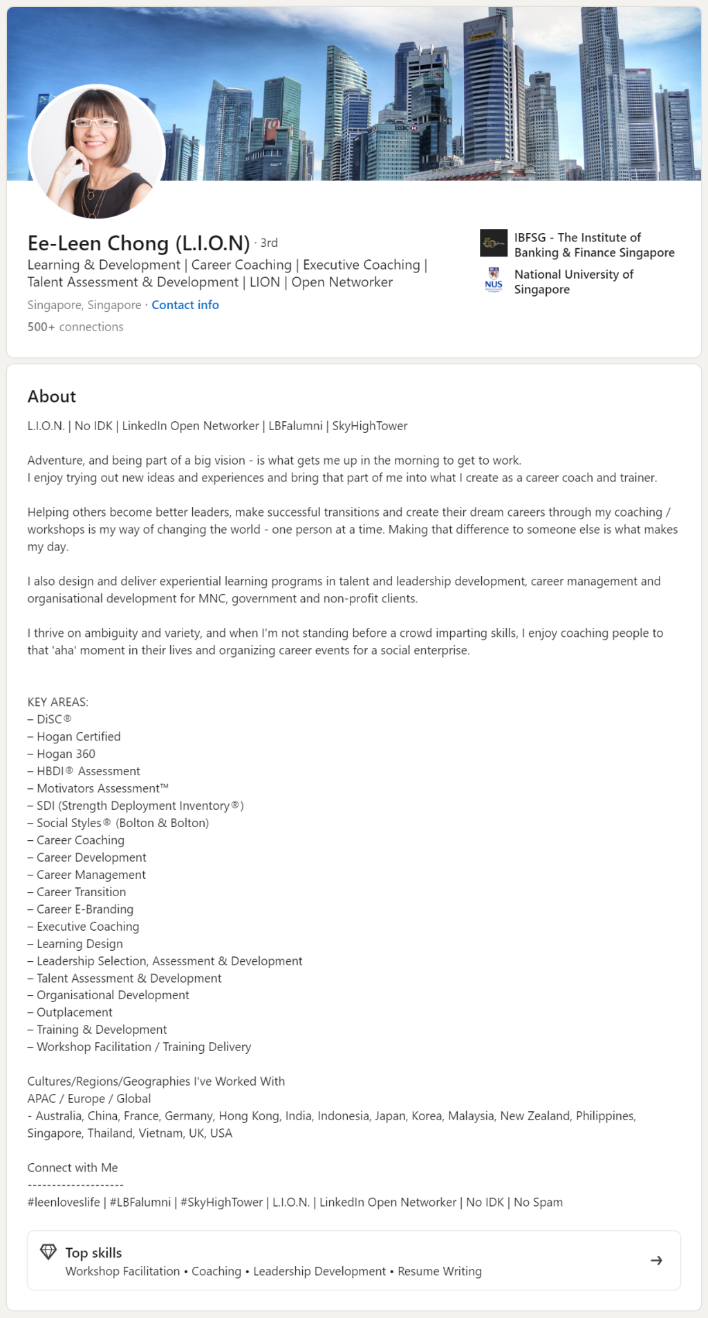 LinkedIn Profile Preview